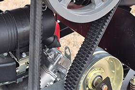 Triple groove drive belts