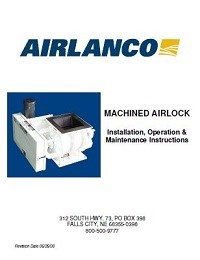 Machined Airlock - Installation, Operation, Maintenance Manual