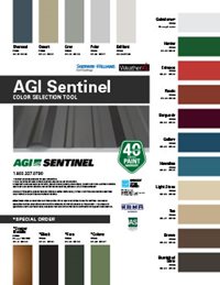 AGI Sentinel Color Card