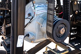 Bell housing electric clutch