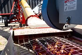 Triple flighting in hopper & upgraded hopper guard