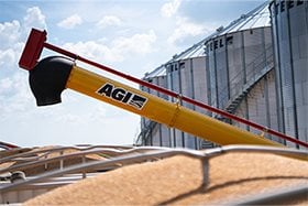 Open discharge spout