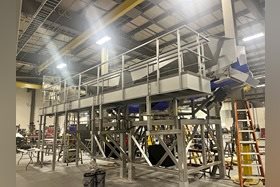 Accumulation Conveyor with Integrated Platform