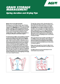 AGI Grain Guard - Spring Aeration and Drying tips
