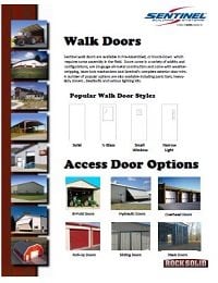 Door Info Sheet