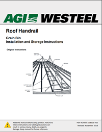 198939 Bin Roof Handrail Installation Instructions