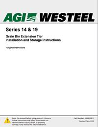 Extension Tiers (Series 14' & 19' Grain Bins) (Standard Corr) – Post 2020