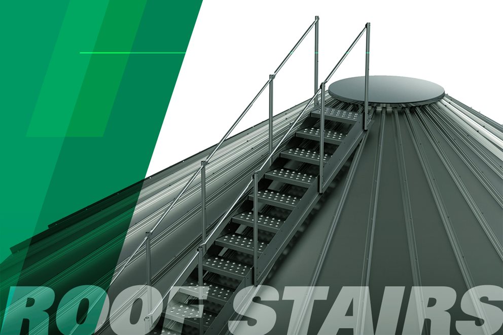 Westeel Roof Stairs and Peak Platform Image